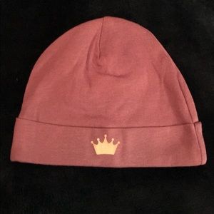 0/6 Month Purple Baby Girls Princess Hat w Crown